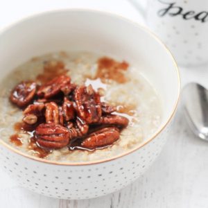 Pecan pie protein oatmeal